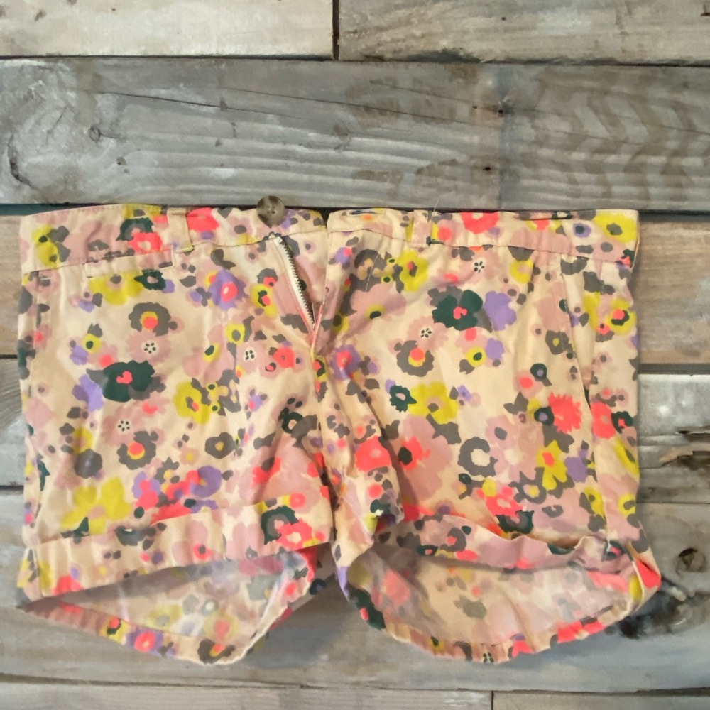 Jonnie b floral jean shorts